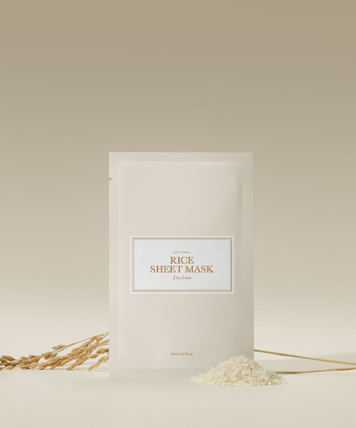 Rice Sheet Mask 20ml (5 sheets)