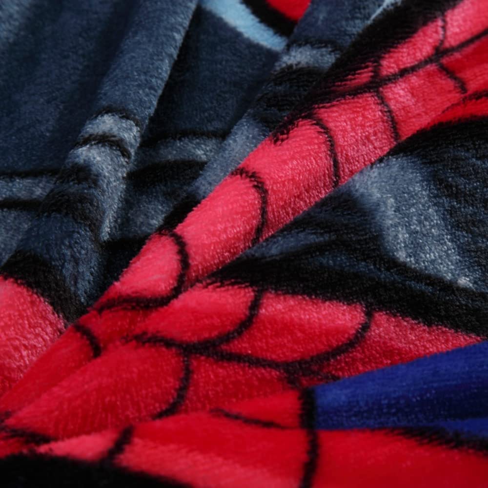 Spider-Man Blanket, Single, Half Blanket, Warm, Fluffy, Soft to the Touch, Washable, Suitable for All Seasons (Color: Spider-Man C, Size: 75cm*100cm)