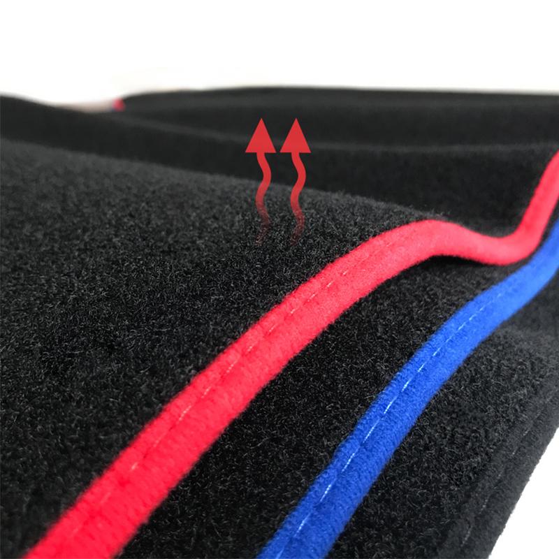 Prístrojová doska auta Vyhnite sa svetelnej podložke Prístrojová plošina Kryt stola Koberce pre Mitsubishi Outlander 3 2013-2018 2019 2020 2021