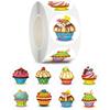 50-500Pcs Round Sealing Labels Stickers Wedding Party Birthday Present Decoratio Labels Cupcake Stationery Supply Stickers