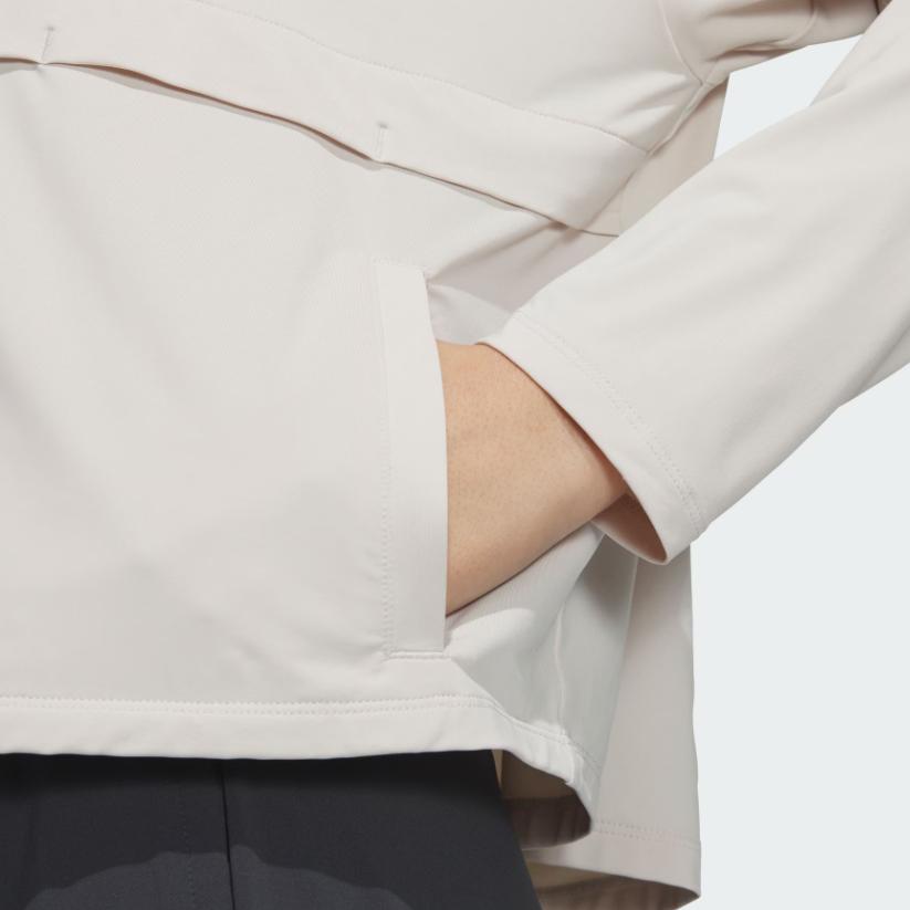 Adidas UPF50+ Sun Protection Sports Casual Hooded Jacket Women Jacket Earth-Brown JI7597