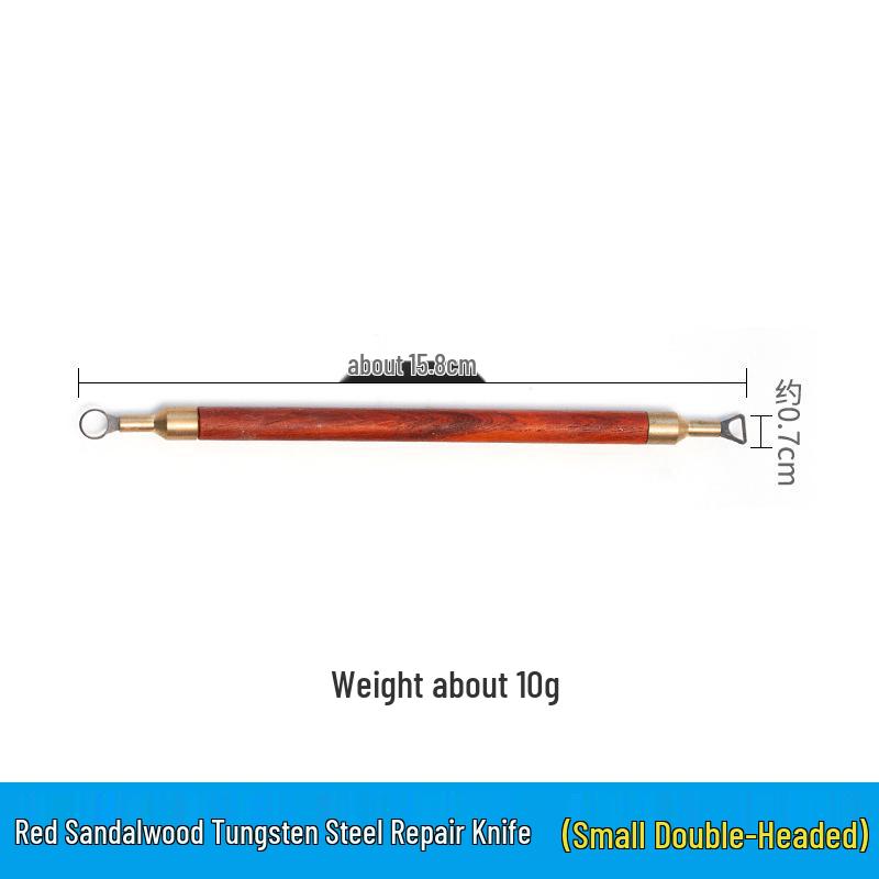 

Зеленый сандал, вольфрамовая сталь, двухсторонний нож для обрезки керамики One Piece