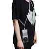 1 x verstellbares Umhängeband für Mobiltelefone, mit transparenter Lasche für die meisten Handyhüllen mit vollständiger Abdeckung.