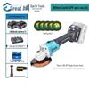 Dayi 40V Brushless Cordless Angle Grinder with 100mm Disc & Dual 4.0Ah Batteries CN Plug (adapter Included)