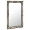 VidaXL Wall Mirror Baroque Style 50x80 Cm Silver 320322