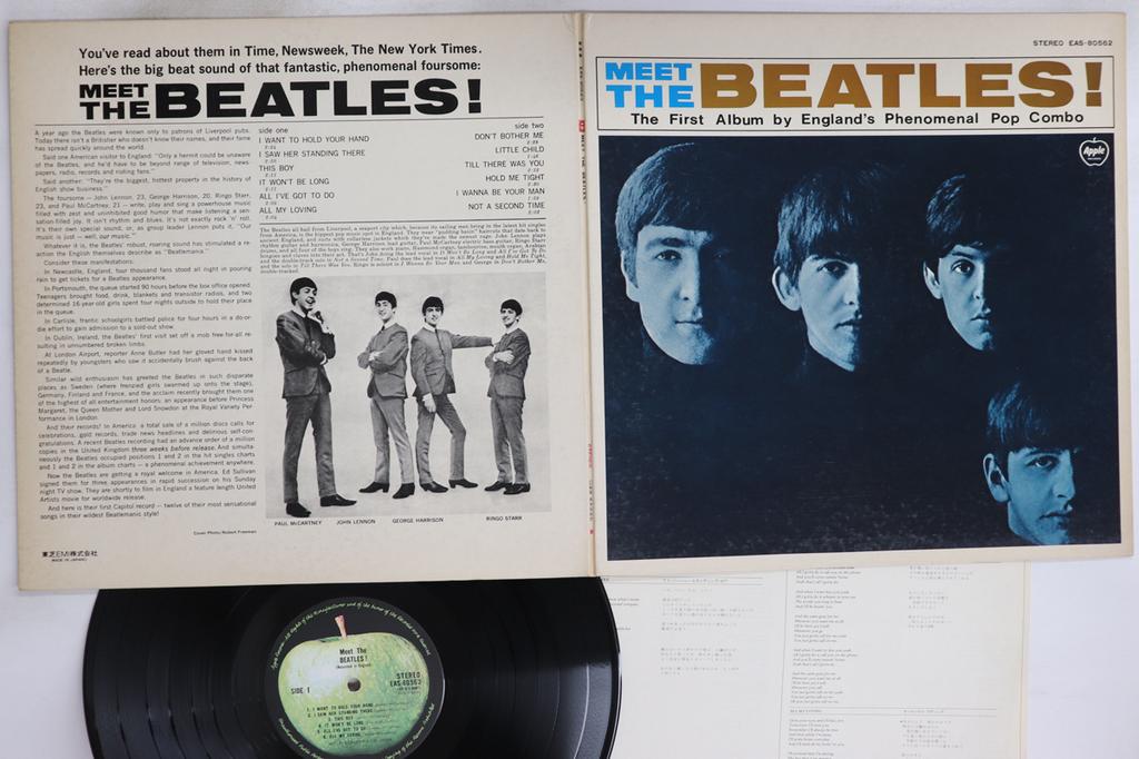 LP Record BEATLES - Meet The Beatles EAS80562 APPLE 1976 Japan Rock Used