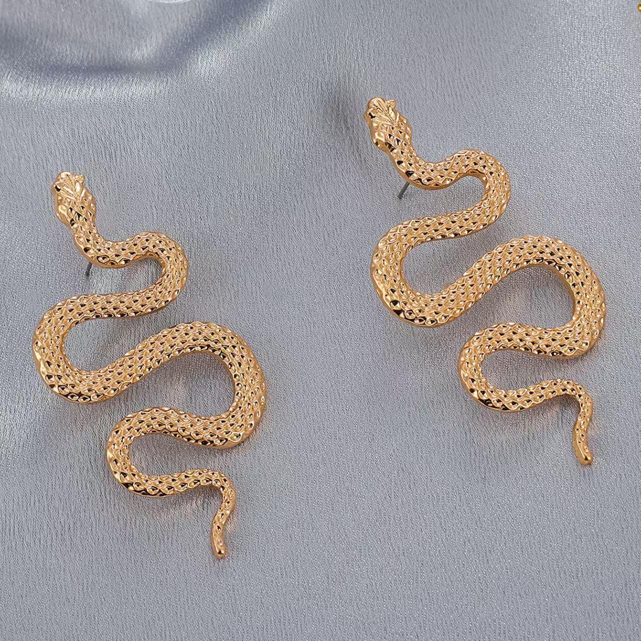 

Регулируемый браслет и кольцо в стиле европейском и американском стиле с дизайном змеи для мужчин и женщин