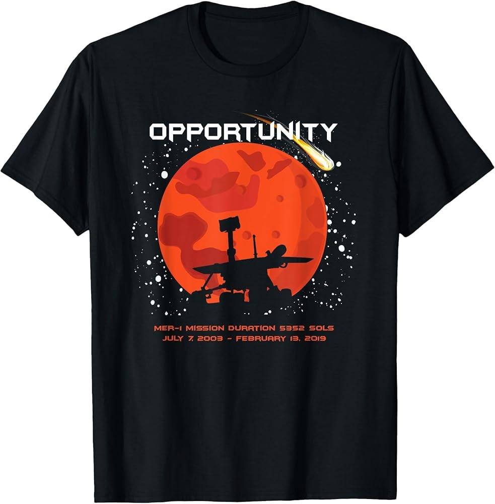 Opportunity Mars Exploration Rover T-shirt T-Shirt S