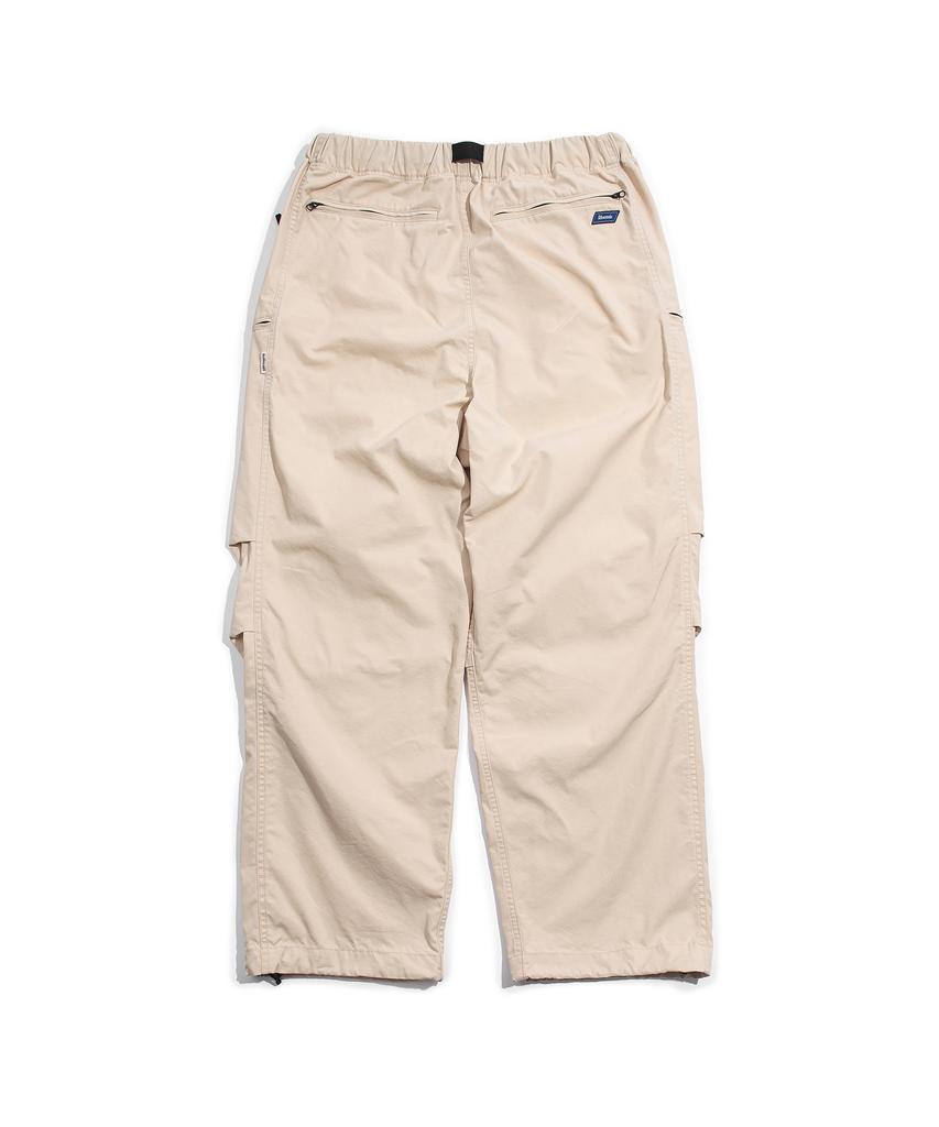 SLOWPOKE Wide Utility Pants Beige
