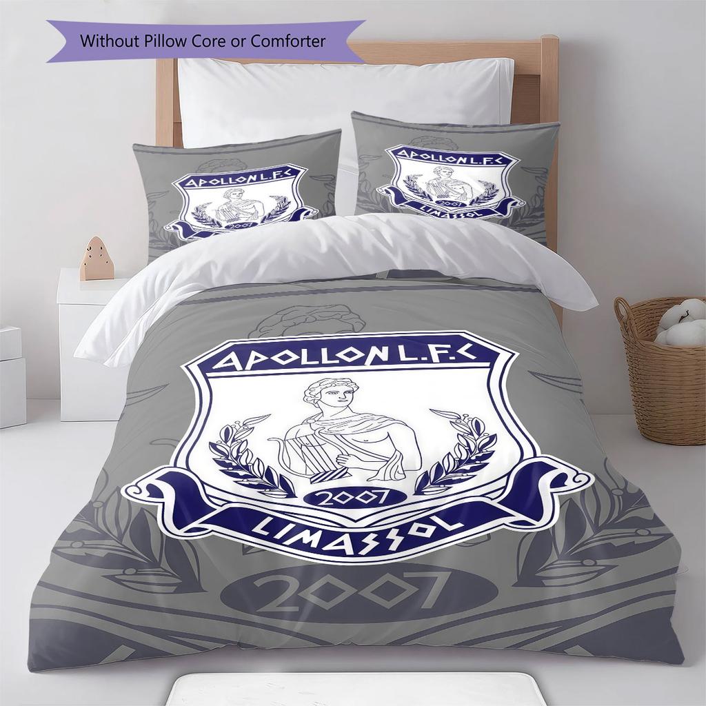 Apollon Logo Bedding Quilt Set Quilt Cover Pillowcase Home Decoration Birthday Gift (1 * Duvet Cover + 2 * Pillowcase, Without Core)