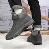 Wasserdichte Schneestiefel Plüsch Damen Stiefeletten Herren Rutschfeste Baumwollschuhe Fellgefütterte Winter Warm Outdoor Wanderschuhe