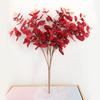 Artificial Flower 4 Branches Flower with Leaves Home Office Wedding