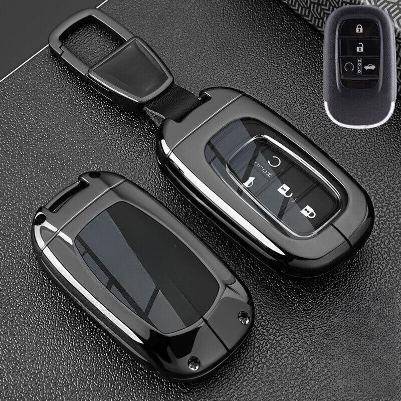 Zinc Alloy TPU Car Key Case Trim For Honda Civic Vezel Accord Sport SI EX EX-L