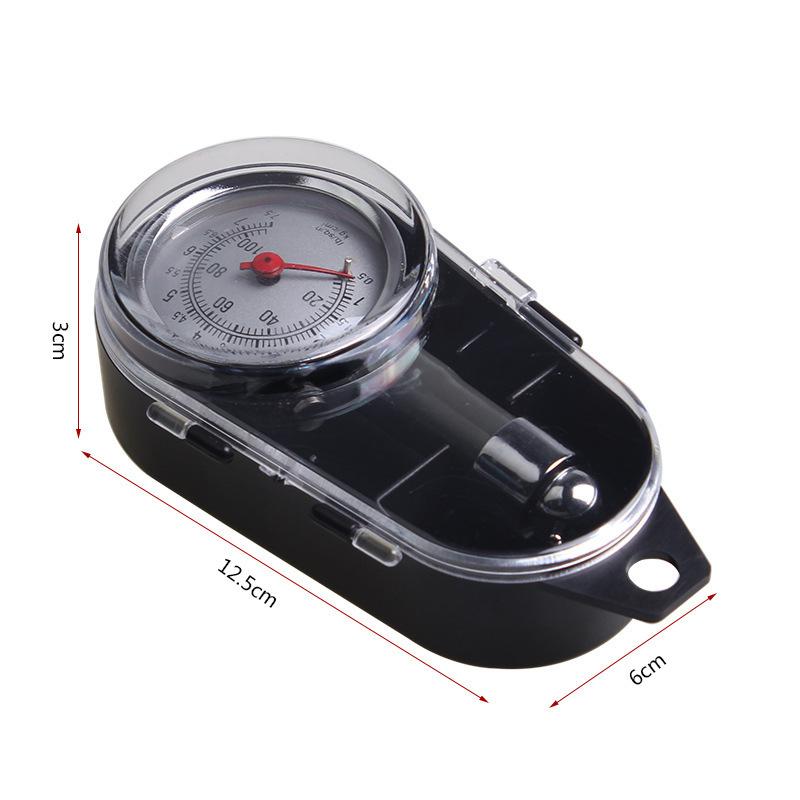 Car Tire Pressure Gauge Stainless Steel Inflation Pressure Gauge High Precision Meter Detector Repair Tools For Mechanical Tires