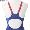 MIZUNO GX SONIC V MR Racing Half Size FINA Swimming Approved Women's Swimsuit, Suit, N2MG0702, Blue, XL, (International Federation)
