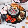 2-in-1 Electric S'more Maker Fondue Pot Flameless Heater with 3 Temp Controls S'more Kit with Marshmallow Roasting