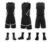 Customizable Men's Basketball Team Uniforms with Number Printing