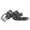 Design Rhinestone Belt Mandala Ethnic Style Print Niche Fashion Belt Punk Style Trend