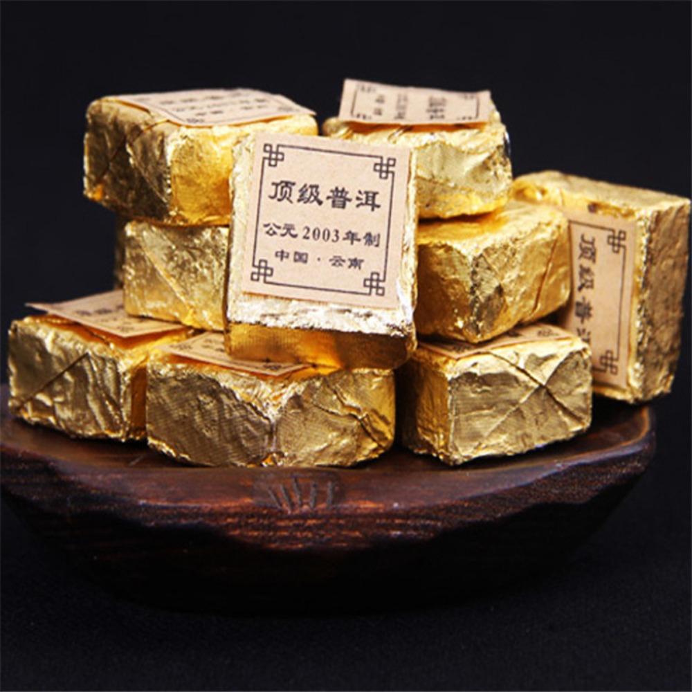 Natural Pu er Tea Brick 100g Organic Herbal Energy Wellness Drink 01