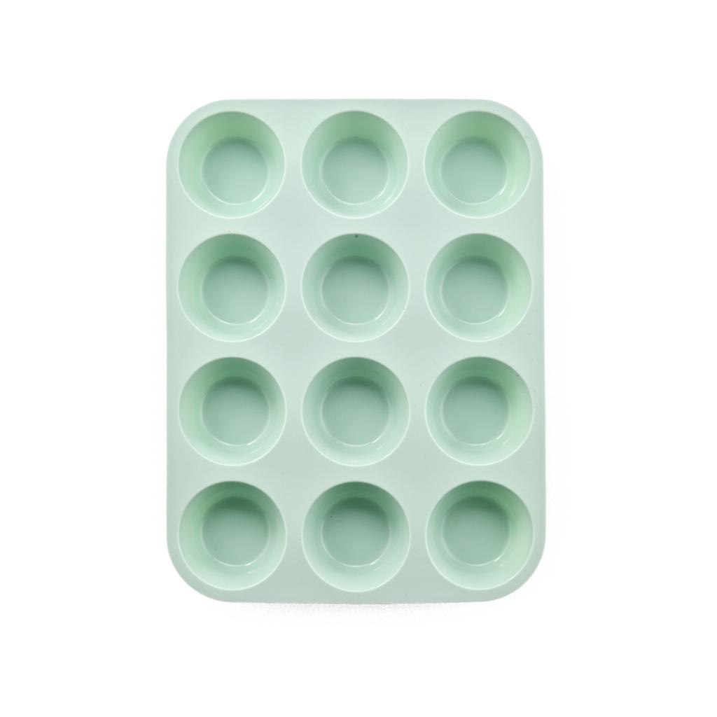 12 Holes Silicone Baking Mold for Baking 3D Bakeware Chocolate Round Sphere Mold Cupcake Pan Cake DIY Muffin Kitchen Tool