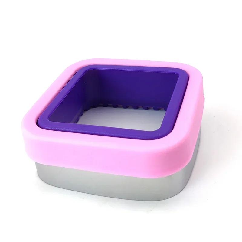 Sandwich Cutter and Sealer Set for Kids Stainless Steel Cookies Mold Bread Mould Cookie Cutters Bento Lunch Kitchen Accessories