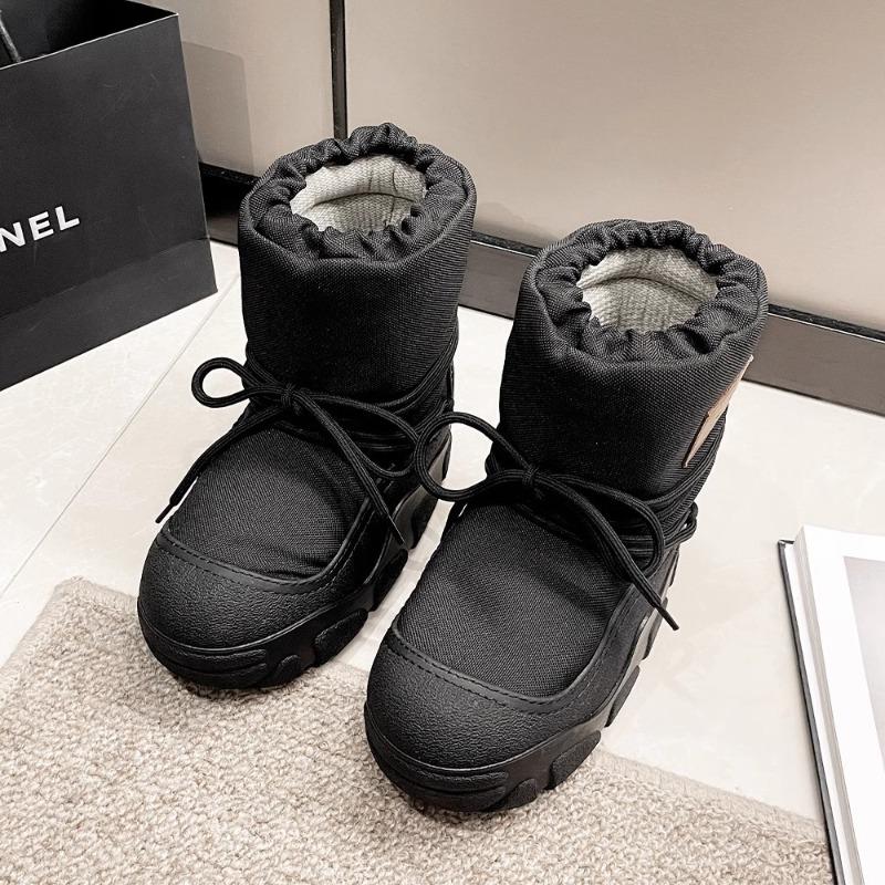 Dicke Sohle, erhöhend, Schneestiefel für Damen, neu, Winter, weiß, rutschfest, Brotschuhe, verdickt und mit Samt gefüttert, warme Baumwollstiefel