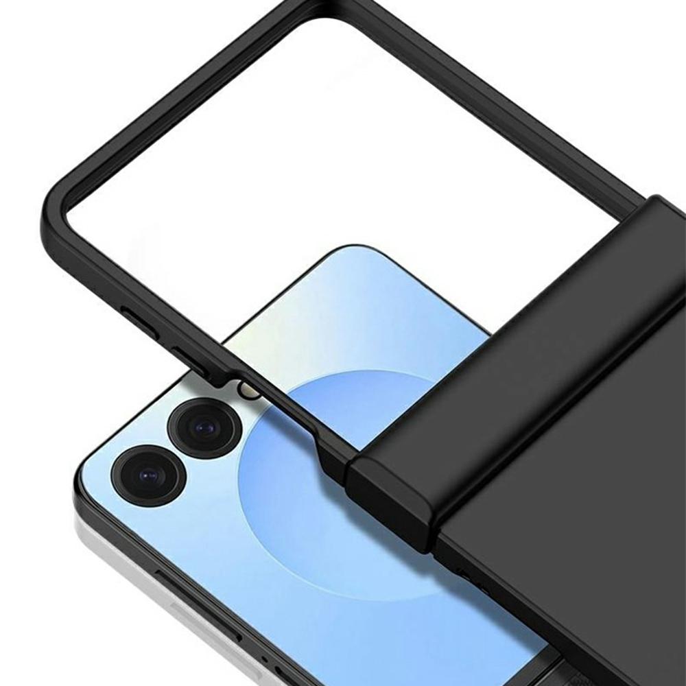 

For Samsung Galaxy Z Flip7 5G Case Hinge Protection Skin-Touch PC Phone Cover Yellow