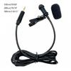 Professional Lavalier Microphone 2.5mm Wire All directional Mic Windproof Cover