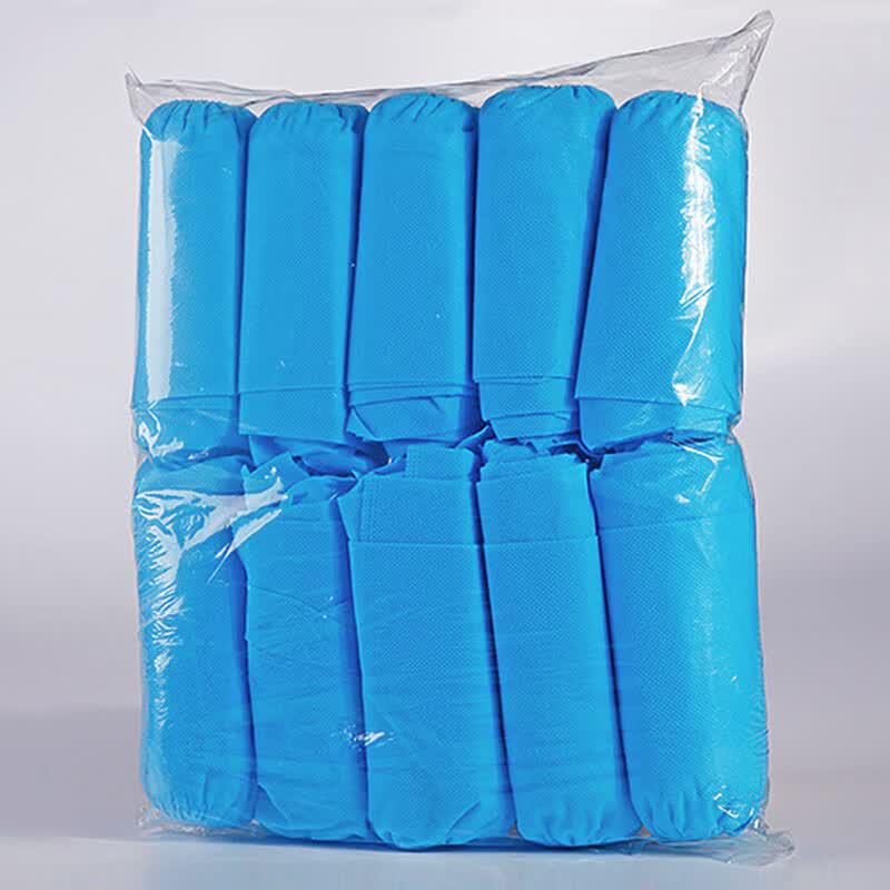 Zhe Ye 100-Pack Thickened Non-woven Disposable Shoe Covers