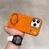 Rotating Bracket Phone Case For iPhone 17 16 15 14 13 Pro Max Luxury Liquid Silicone For Magsafe Magnetic Metal Cover