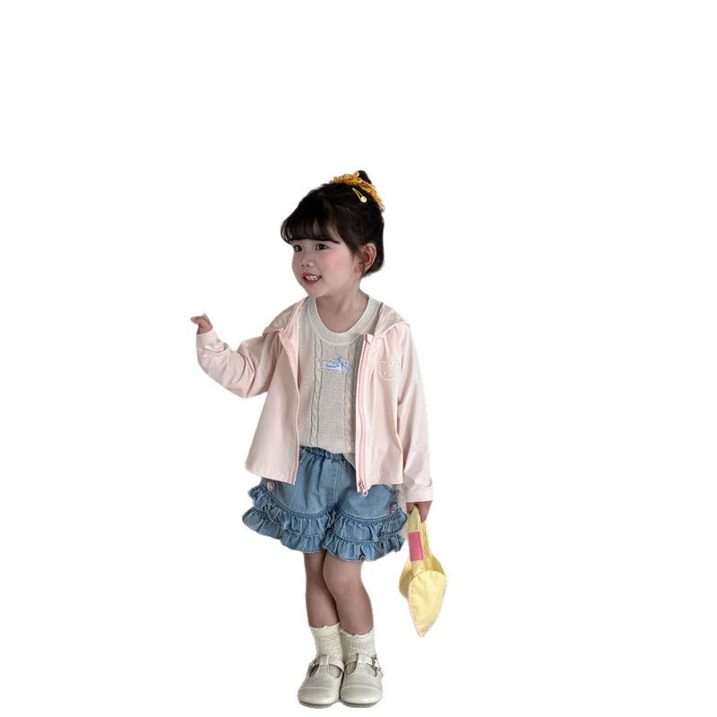 Girls' Cute Sun Protection Outerwear for Spring and Summer