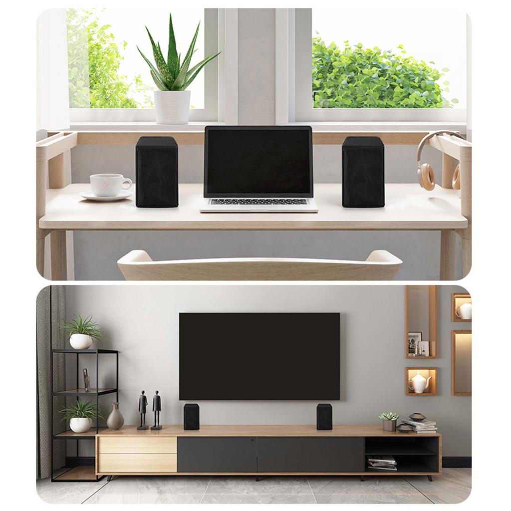 1 Paar Praktische Staubschutzhülle für Eris E4.5 / E3.5 Studio-Monitor-Lautsprecher Schutzhülle Einfacher Zugriff auf Funktion