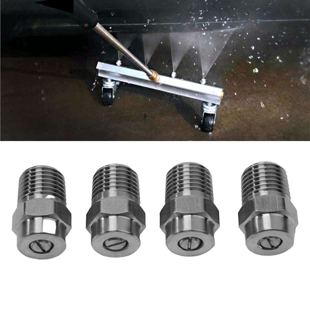 Washer Nozzle Pressure Washer Nozzle 1 Set Thread Type 4000PSI 4pcs Adapter Car Washing Nozzle For Car Washing