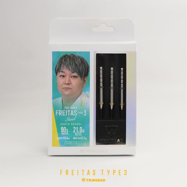 TRiNiDAD PRO Freitas3 Steel Trinidad Pro Freitas3 Shota Hisashi Player Model Steel Dart Barrel