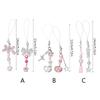 Y2k Girl Heart Flower Bowknot Loves Heart Bear Star Keychain Sweet Ins Car Bag Accessory Phone Shell Alloy Pendant
