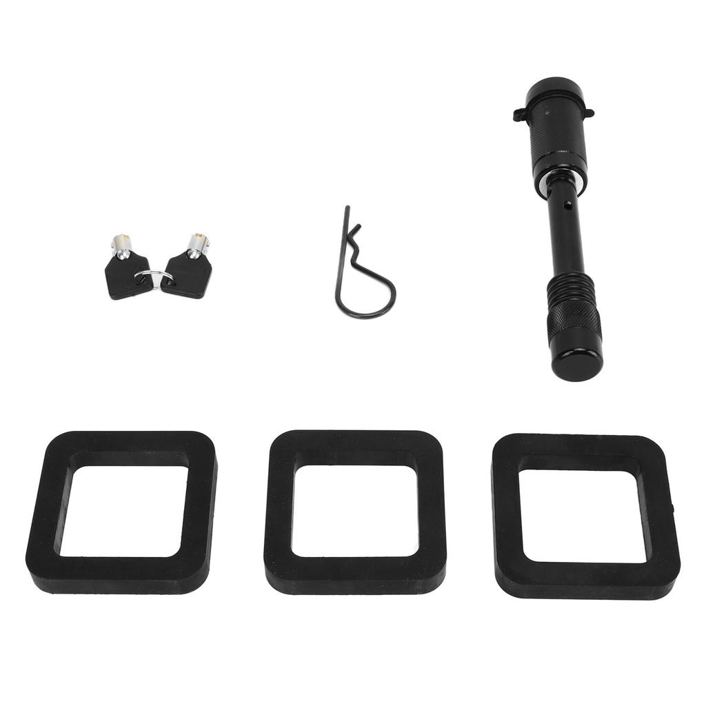 5 8in Trailer Hitch Locking Pin with Waterroof Dustproof Rubber Cover Painted Surfaces for RV Truck Campers