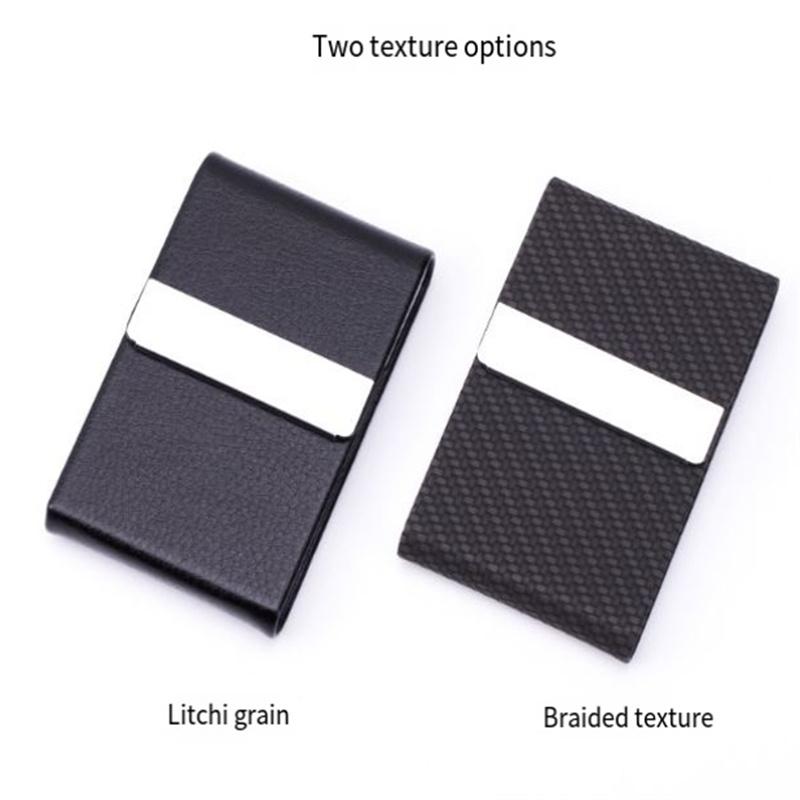 Dámské kreativní pouzdro na vizitky Přenosné pouzdro na jmenovky z PU