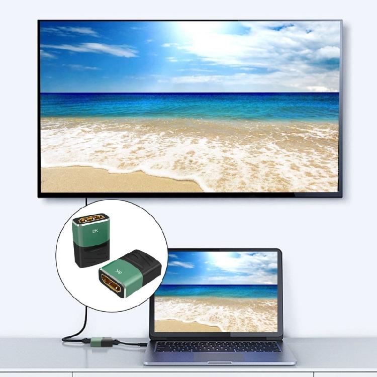 8K HDMI-compatible Extension Adapter HDMI-compatible2.1 Male To Female Connector