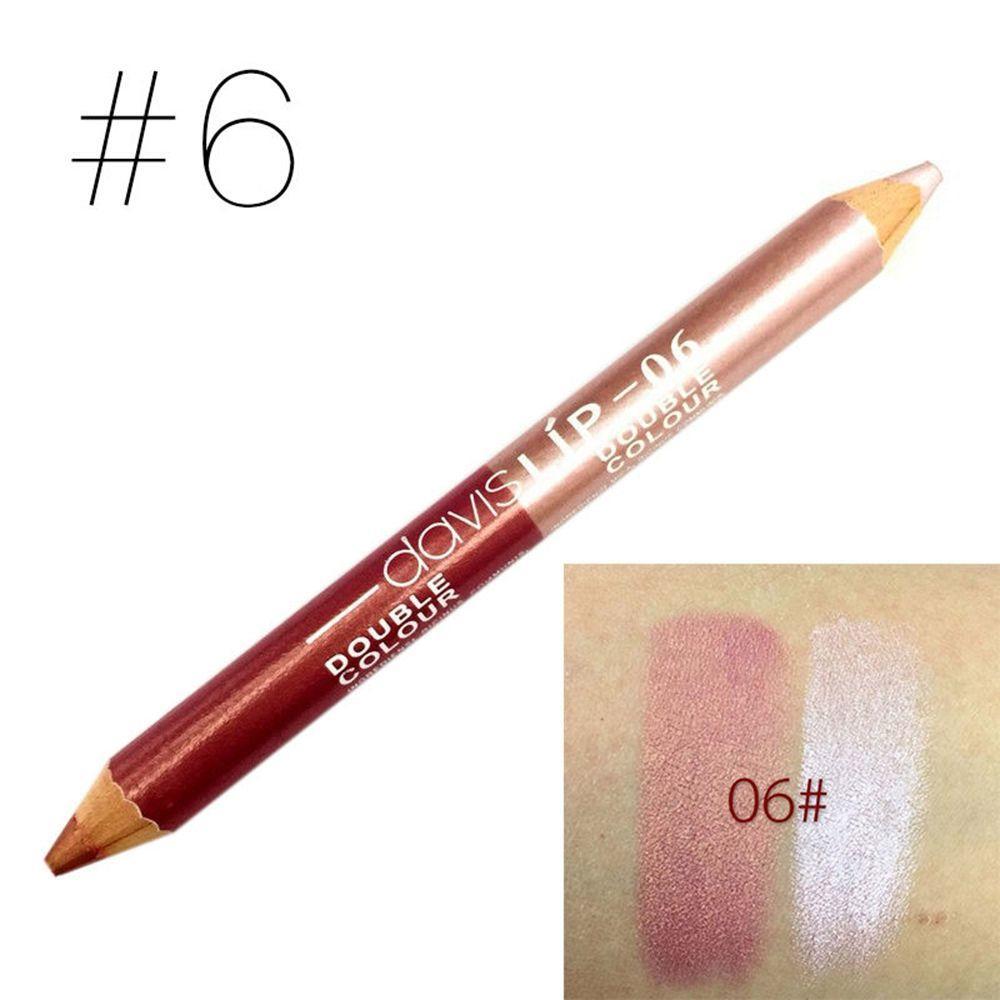 1PC Colorful Eyeliner Pencil Lip Liner Pen Wood Professional Lady Charming Long Lasting Waterproof Makeup Cosmetic Tool