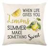 Pillow Farm Sunflower Pillow Cover Happy Summer Thanksgiving Car Waist Support Cushion Home Pillow Cover
