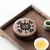 Zen Style Walnut & Sandalwood Incense Burner - Tea Ceremony Accessory
