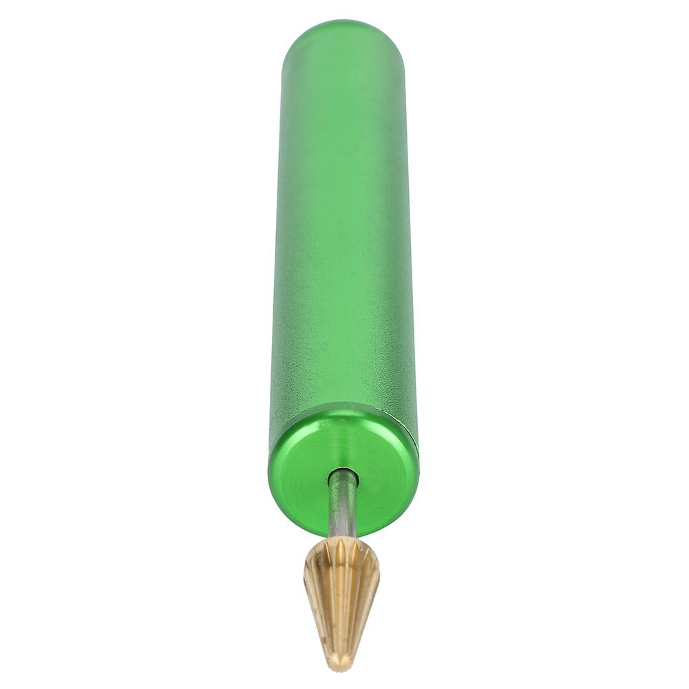 Edge Dye Pen Green Leather Craft Hand‑Held Oil Stick Paint Finisher Belt Strap Tool