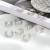 10PCS Silver/Gold Retro Open Foot Ring Corrosion Resistant and Durable Material Ring for Women Teen Girls Girlfriend