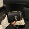 Simple Women's Bag Personalized Fashion Small Bag Solid Color Retro Messenger Women's Bag Lock Bag Woman