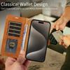 Suitable for iPhone 17 phone case, Apple 17E phone leather case, anti-scan protection, Samsung S25 flip cover, Xiaomi