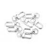 10PCS 12x33mm DIY Hardware Accessories Rotating Dog Buckle Zinc Alloy Bag Hook Buckle Key Ring Chain Jewellry Making