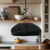 Hand Woven Rattan LED Hanging Lamp Wabi Sabi Shop Bar Rattan Pendant Lights Japan Living Room Chandelier Loft Room Decor