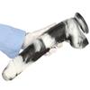 14 Inch 5.7cm Black and White Mixed Color Extra Large Extra Long Thick Simulated Fake Big Dildo Anal Plug Toy
