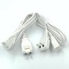 Japanischer Standard C17 Winkel-Netzkabel mit umklappbarem zweipoligem AC-Stecker