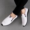 Harajuku Peas Shoes Breathable Genuine Leather Men Big Size Flat Loafers Moccasins Walking Driving Outdoor Travel Soft Shoes